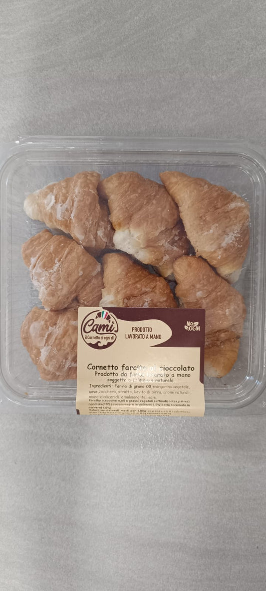 Cornetti piccoli ripieni di cioccolato