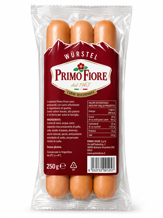 Wurstel di carne mista grandi