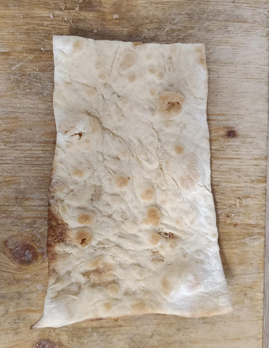 Pizza bianca  Scrocchiarella  (prezzo al pezzo)