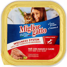 Paté miglior gatto manzo e cuore