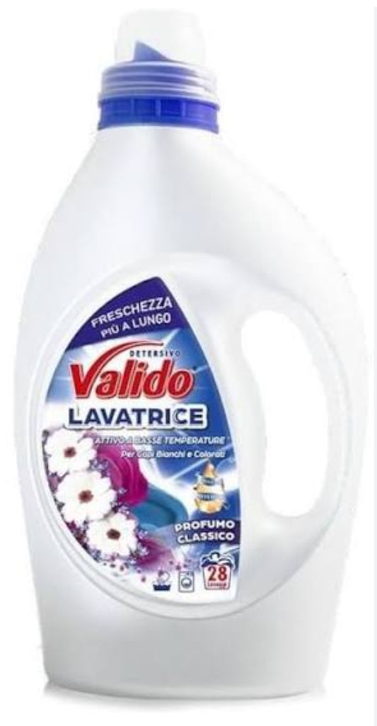 Sapone lavatrice Valido 28 lavaggi