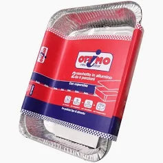 Ottimo vaschette in alluminio con coperchio 8 PORZIONI